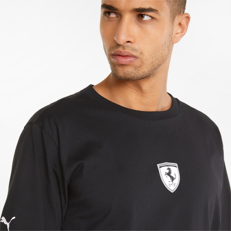 Tee Puma Scuderia Ferrari Race Statement Negros | 25084IOKZ