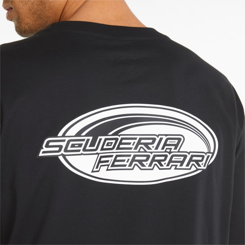 Tee Puma Scuderia Ferrari Race Statement Negros | 25084IOKZ