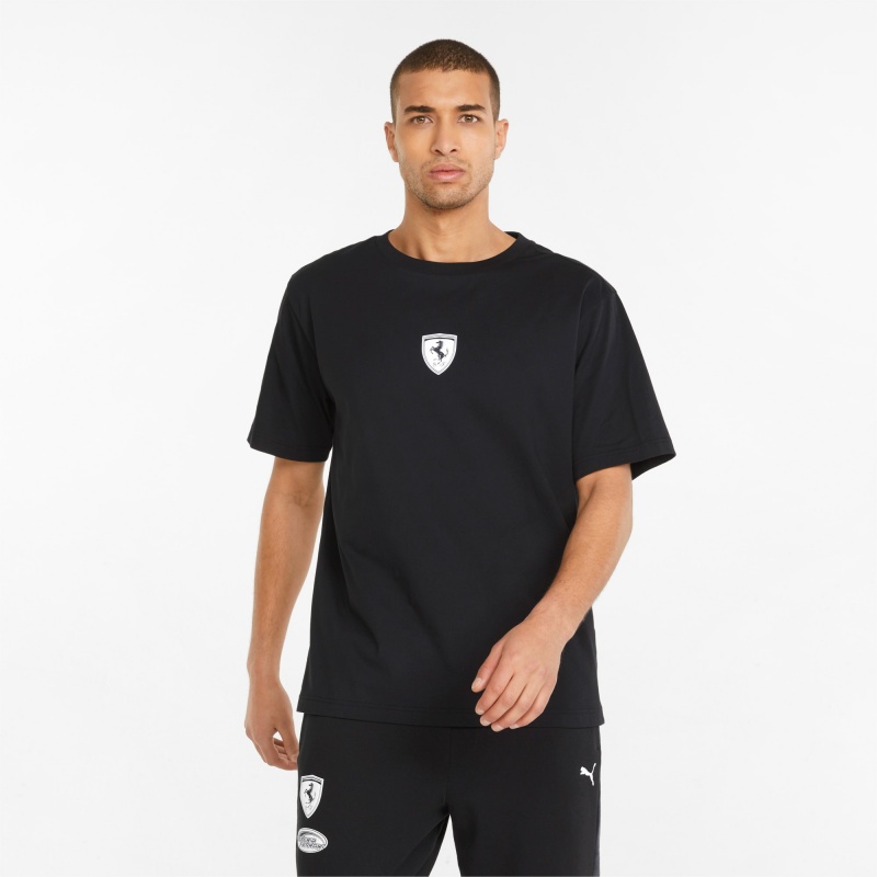 Tee Puma Scuderia Ferrari Race Statement Negros | 25084IOKZ