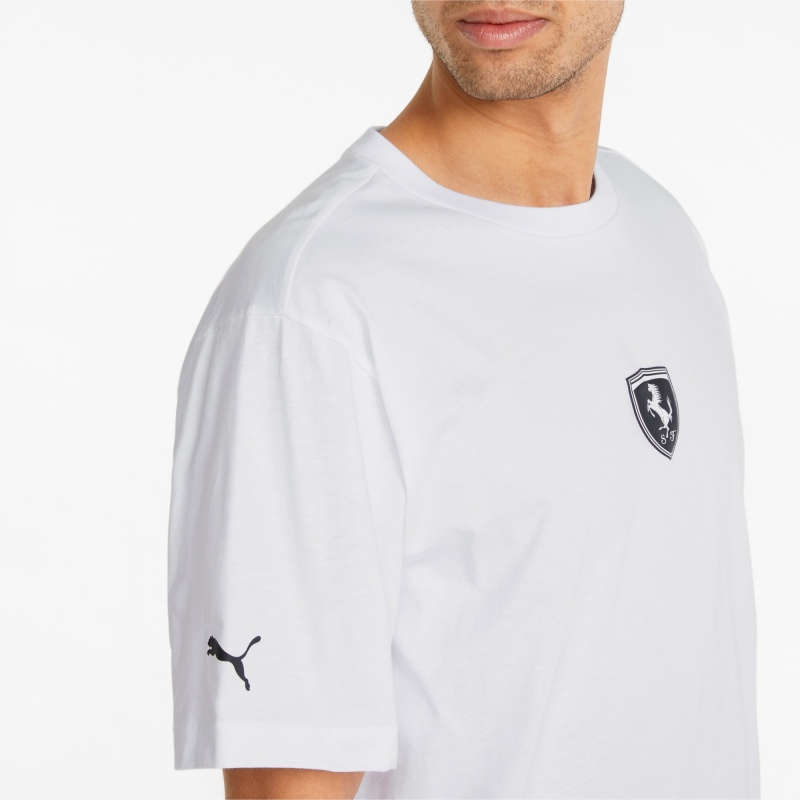 Tee Puma Scuderia Ferrari Race Statement Blancos | 74012KFMJ