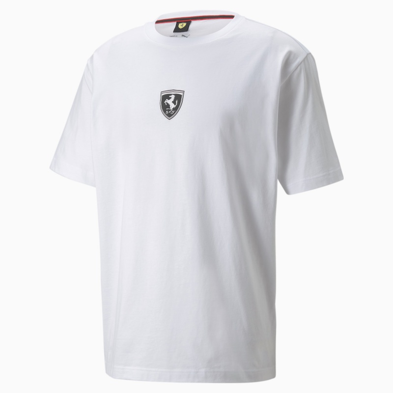 Tee Puma Scuderia Ferrari Race Statement Blancos | 74012KFMJ