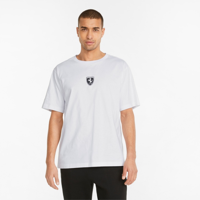 Tee Puma Scuderia Ferrari Race Statement Blancos | 74012KFMJ