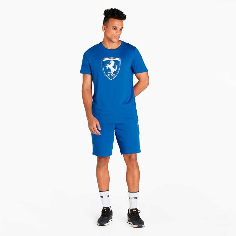 Tee Puma Scuderia Ferrari Race Tonal Shield Limoges | 95082IHJF