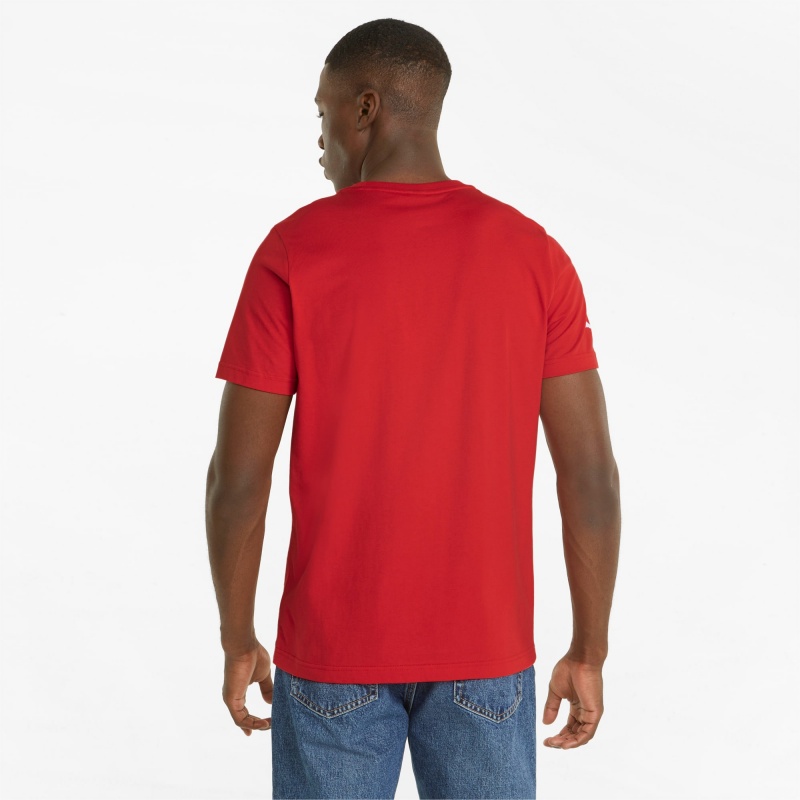 Tee Puma Scuderia Ferrari Race Tonal Shield Rosso Corsa | 05437ZTHO