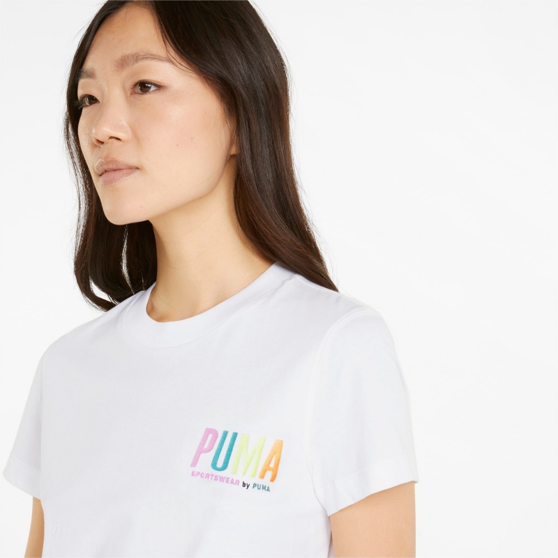 Tee Puma Sportswear by PUMA Estampados Blancos | 15063KXNF