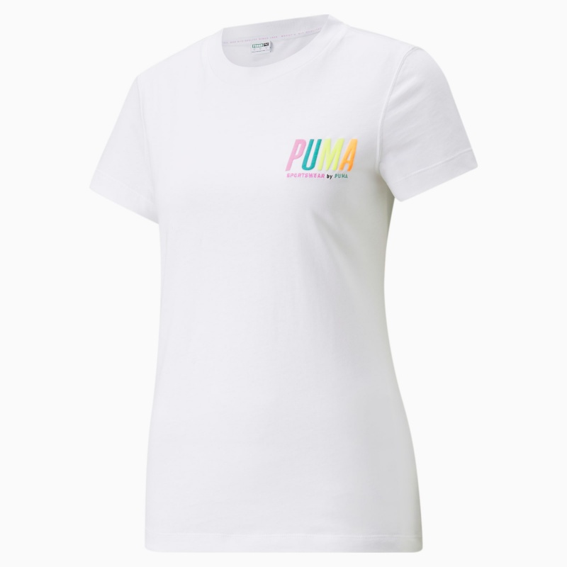 Tee Puma Sportswear by PUMA Estampados Blancos | 15063KXNF