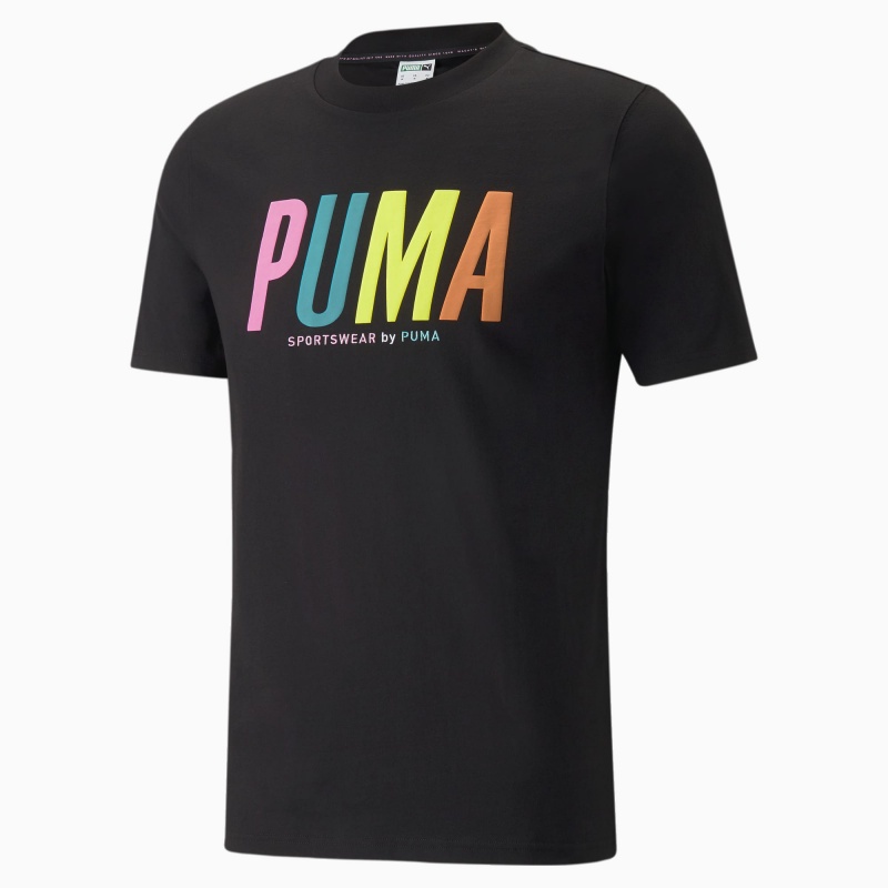 Tee Puma Sportswear by PUMA Estampados Negros | 56209GQRA