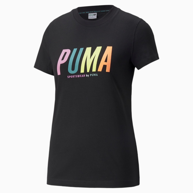Tee Puma Sportswear by PUMA Estampados Negros | 97620RQAX