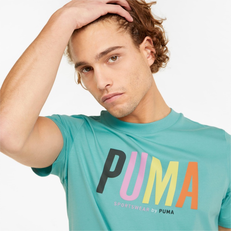 Tee Puma Sportswear by PUMA Estampados Porcelain | 07149IPVT