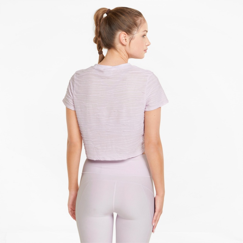 Tee Puma Studio Skimmer Entrenamiento Lavanda | 80269RJAV