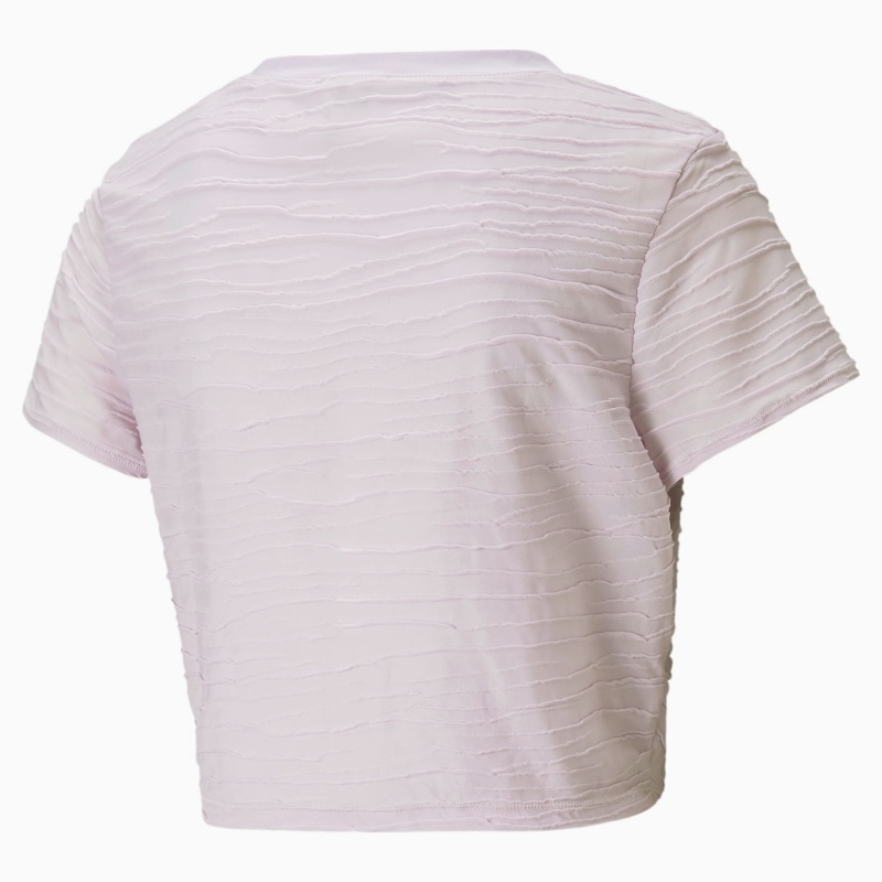 Tee Puma Studio Skimmer Entrenamiento Lavanda | 80269RJAV
