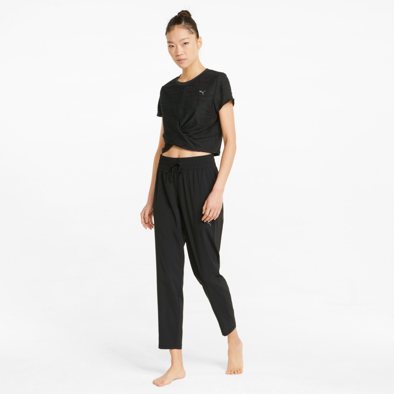 Tee Puma Studio Skimmer Entrenamiento Negros | 59231KYGZ