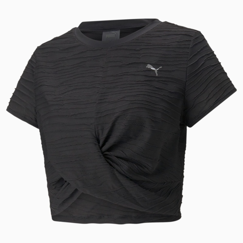 Tee Puma Studio Skimmer Entrenamiento Negros | 59231KYGZ