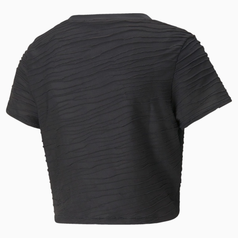 Tee Puma Studio Skimmer Entrenamiento Negros | 59231KYGZ