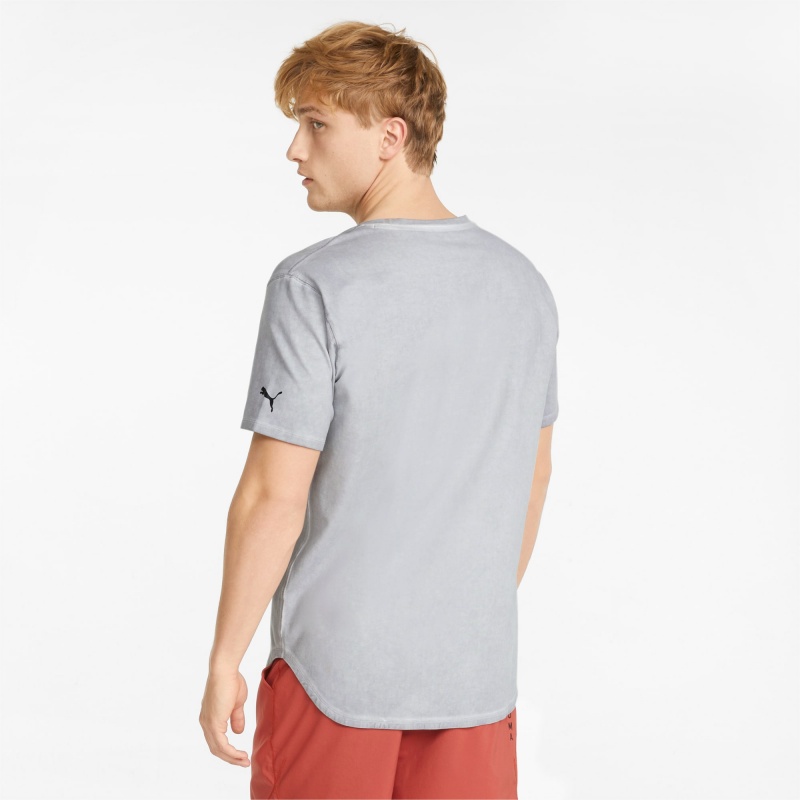 Tee Puma Studio Wash Entrenamiento Harbor Mist | 23716FNKP