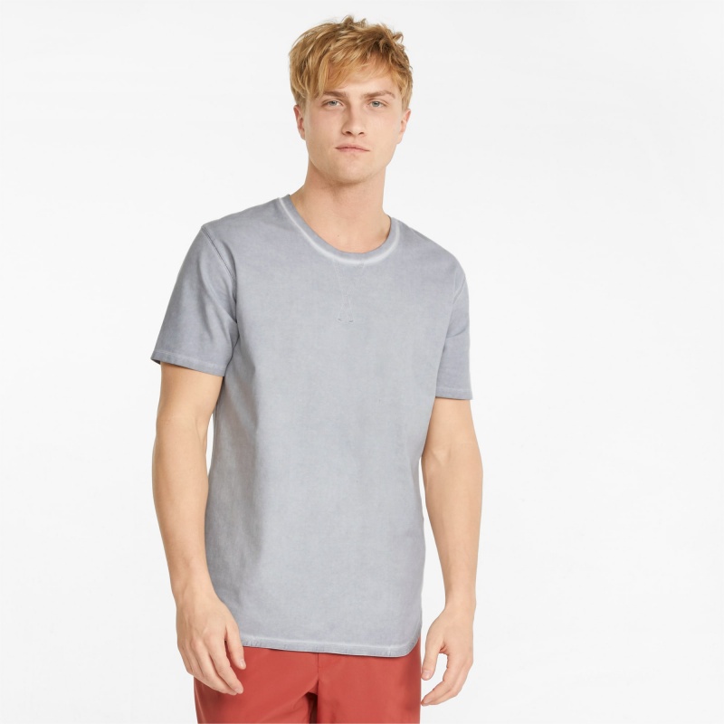 Tee Puma Studio Wash Entrenamiento Harbor Mist | 23716FNKP
