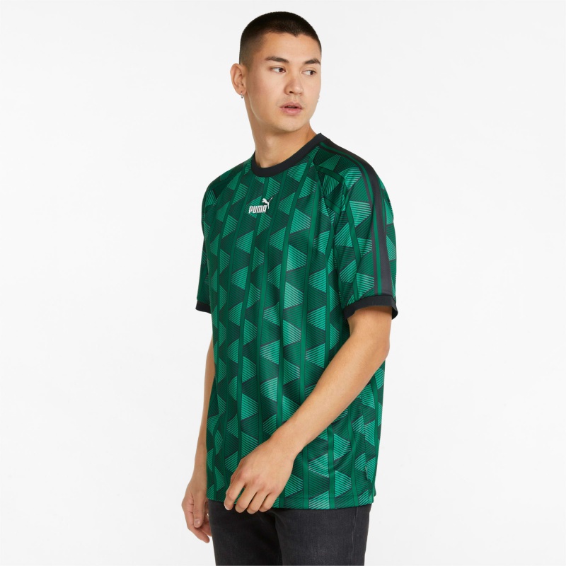 Tee Puma The NeverWorn Pattern Verdes | 91642NADY