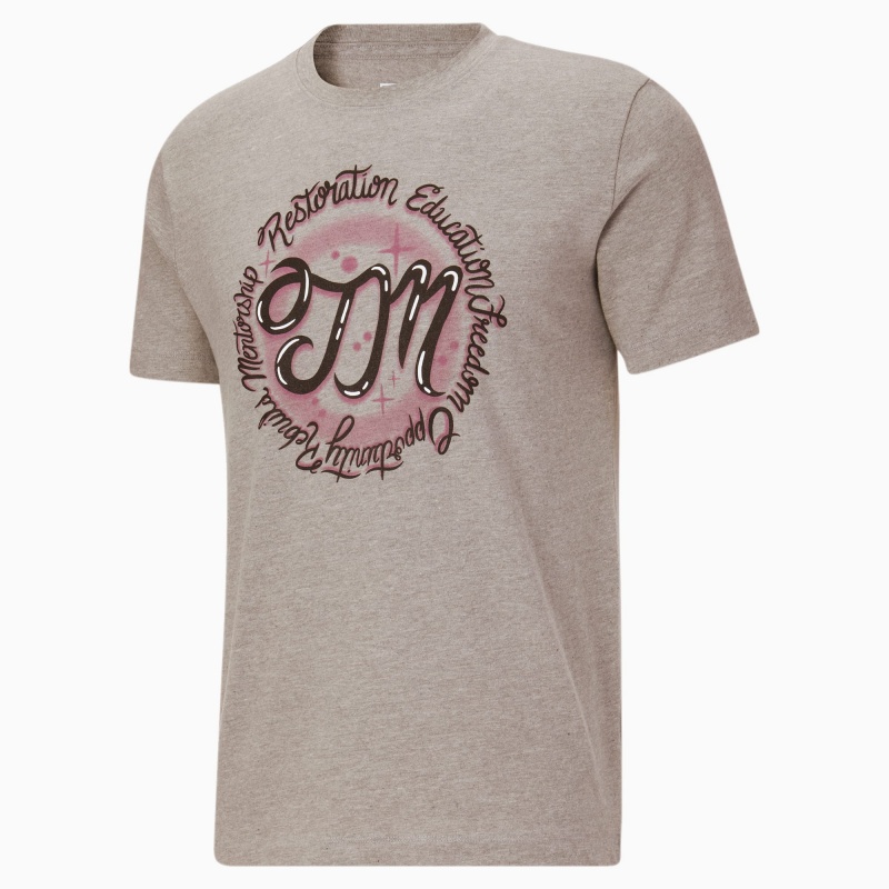 Tee Puma Trayvon Martin Medium Gray Heather | 91420CLRY
