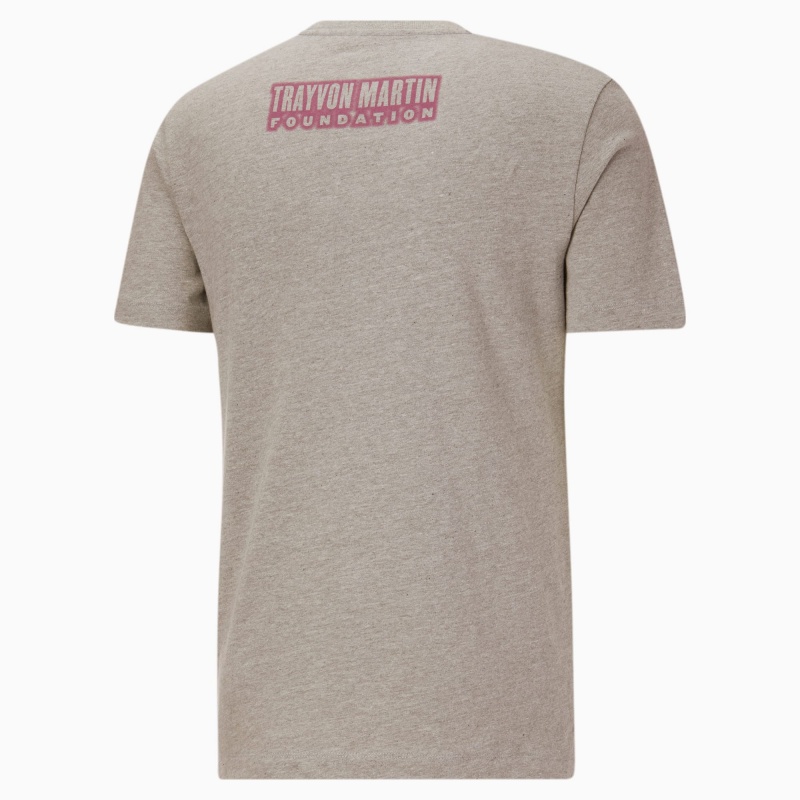 Tee Puma Trayvon Martin Medium Gray Heather | 91420CLRY
