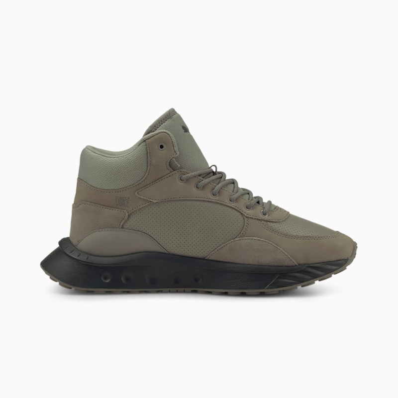 Tenis Automovilismo Puma PUMA x FIRST MILE Porsche Design Wild Rider Winterised Steeple Gray / Steeple Gray | 72301TQME