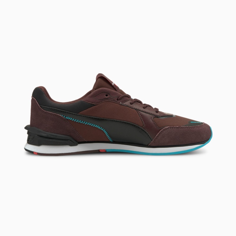 Tenis Automovilismo Puma Porsche Legacy Low Racer Negros Blancos | 06178JCWT