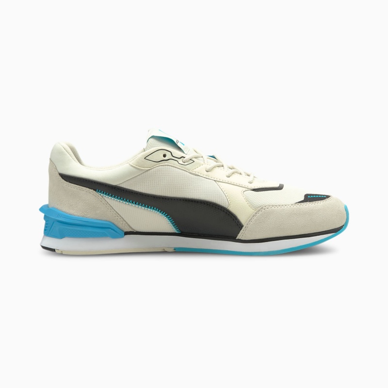 Tenis Automovilismo Puma Porsche Legacy Low Racer Negros Azules | 02384SAOK