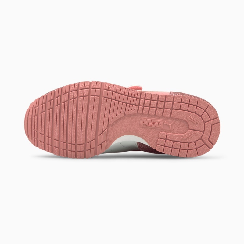 Tenis Basquetbol Puma Cabana Racer Glitz Ac Ps Blancos | 49201BMJI