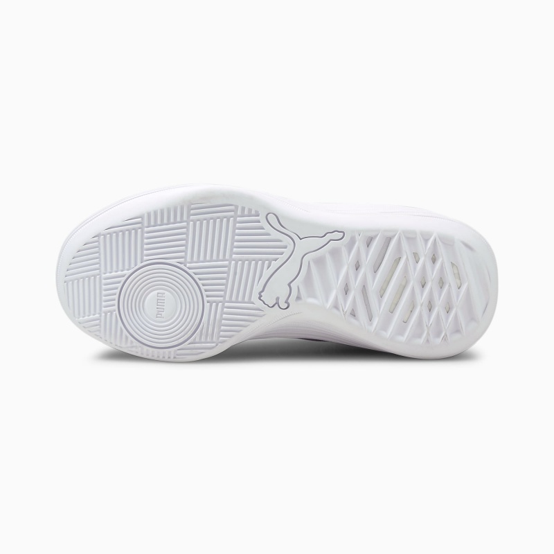 Tenis Basquetbol Puma Clyde All-Pro JR Amarillos Blancos | 29651VEBT