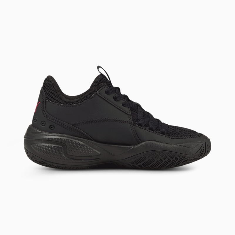 Tenis Basquetbol Puma Court Rider 2.0 Pop JR Negros | 13087XDZE