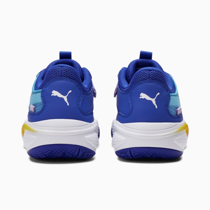 Tenis Basquetbol Puma Court Rider JR Azules | 61735RMSV