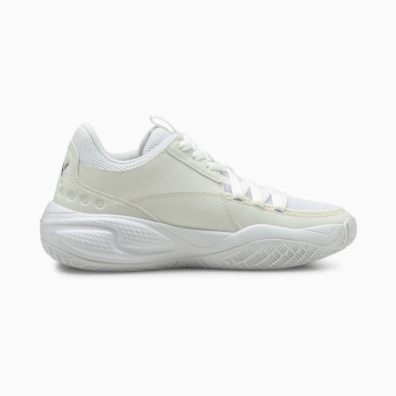 Tenis Basquetbol Puma Court Rider Summer Days Basketball Jr Blancos Rosas | 82316CBKA