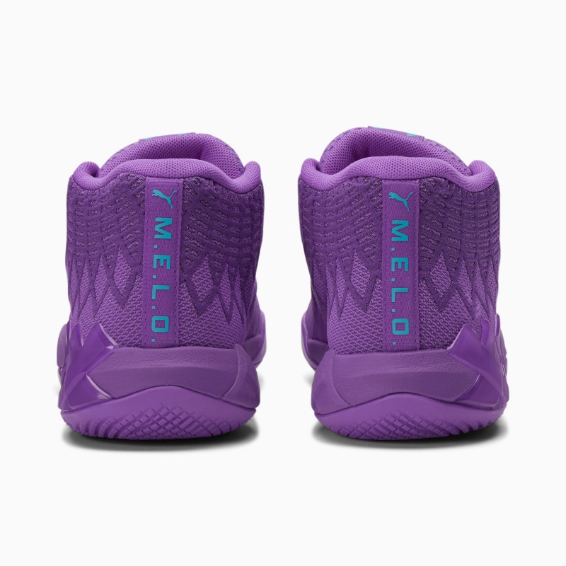 Tenis Basquetbol Puma MB.01 JR Morados Azules | 87361DNRT