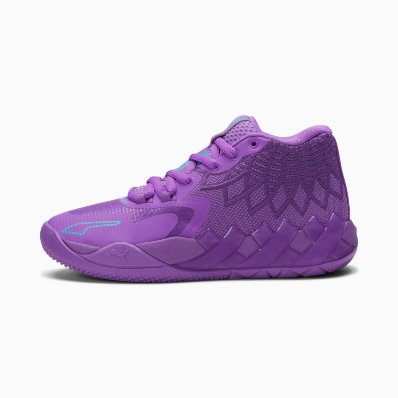 Tenis Basquetbol Puma MB.01 JR Morados Azules | 87361DNRT
