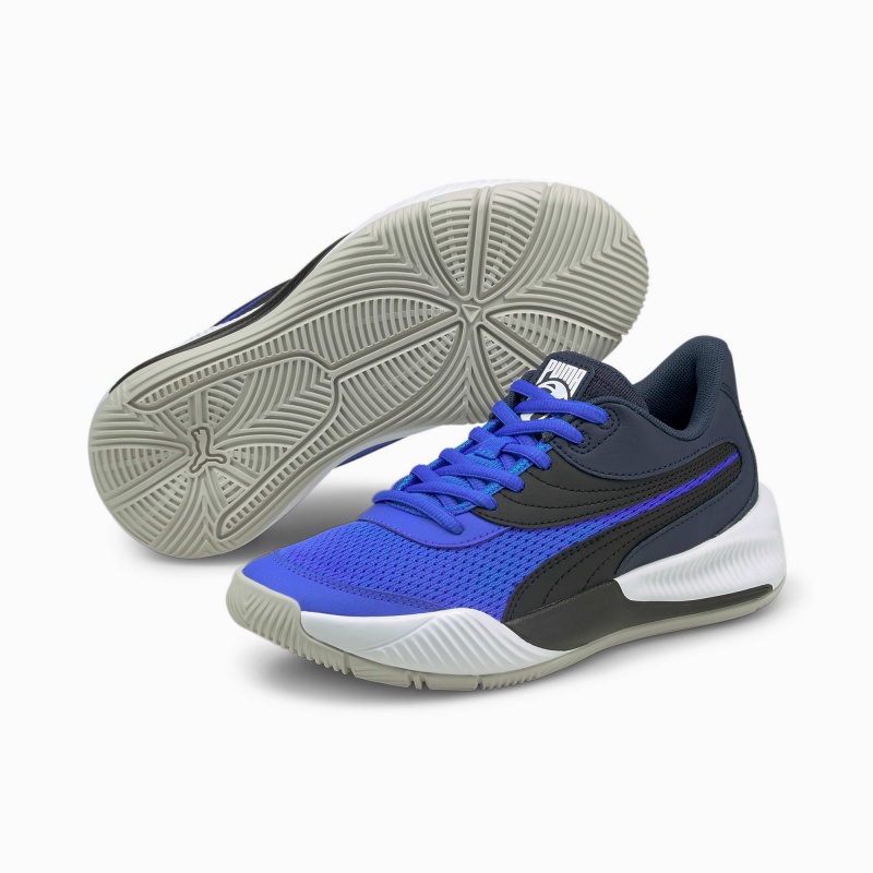 Tenis Basquetbol Puma Triple Basketball Jr Negros | 97380TBUJ