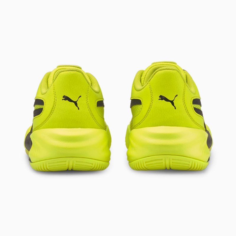 Tenis Basquetbol Puma Triple Basketball Jr Amarillos Negros | 27416VPIB