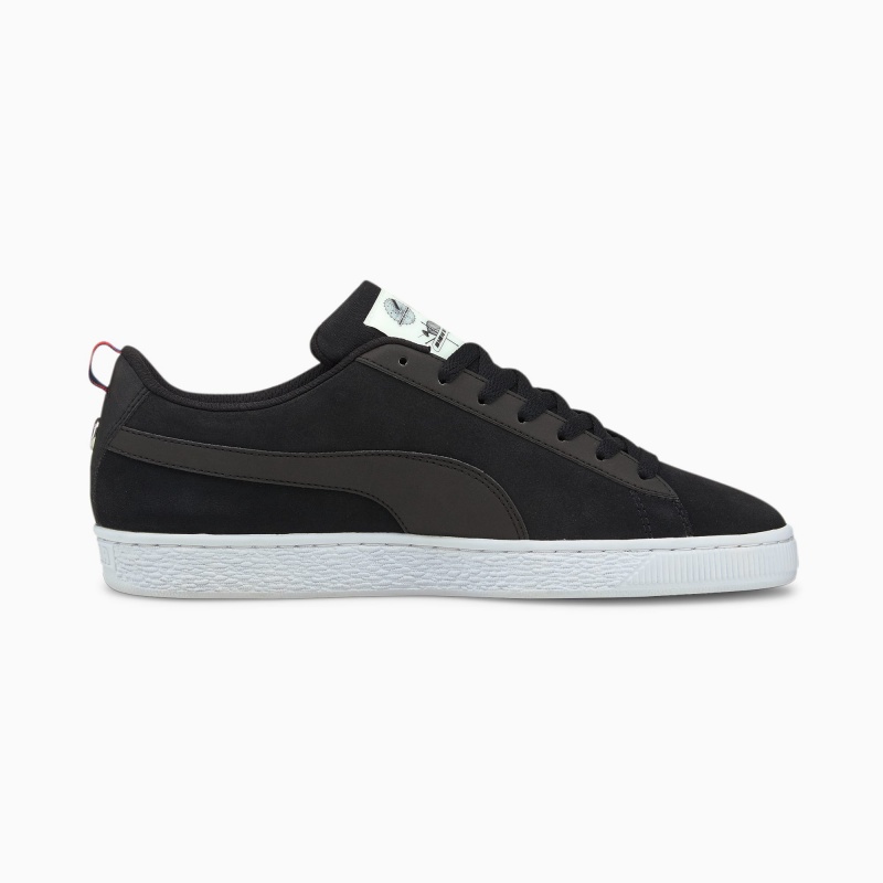 Tenis Puma BMW MMS Suede XXI Negros Blancos | 18375CSRQ