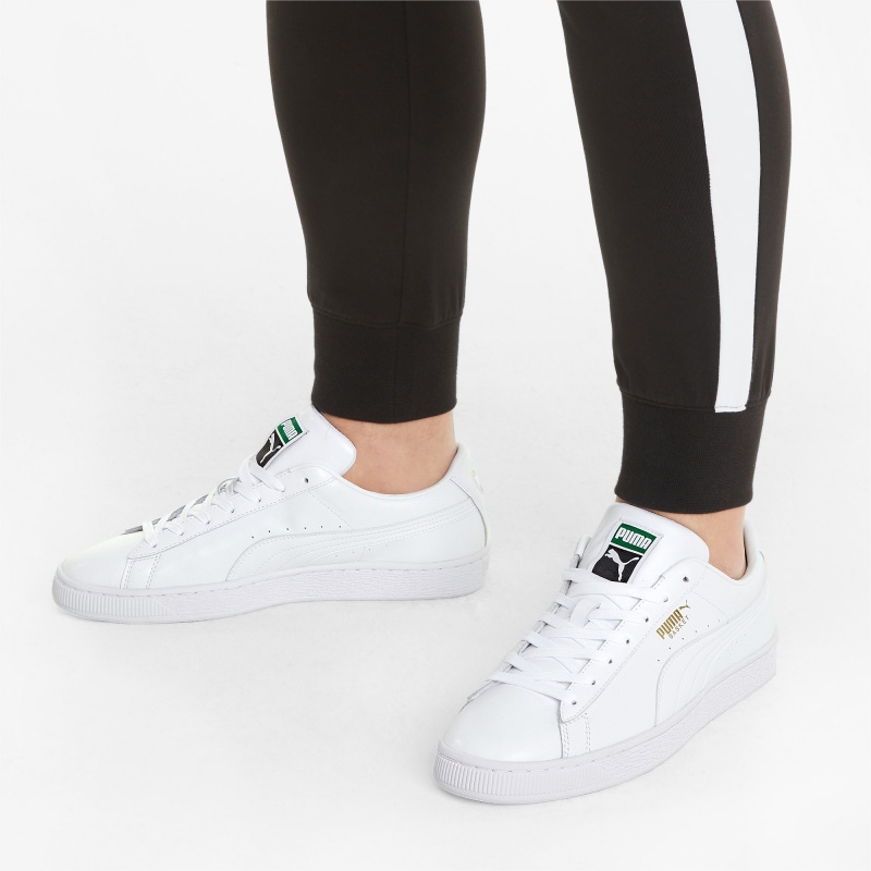 Tenis Puma Basket Classic XXI Blancos Blancos | 12059FXQC