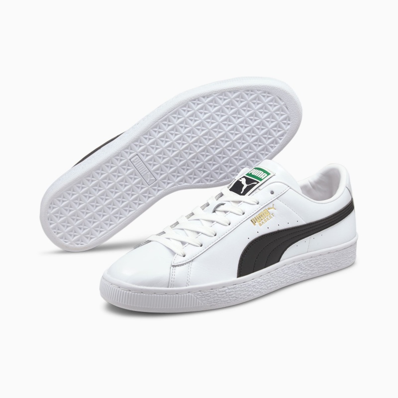 Tenis Puma Basket Classic XXI Blancos Negros | 29065SJRA