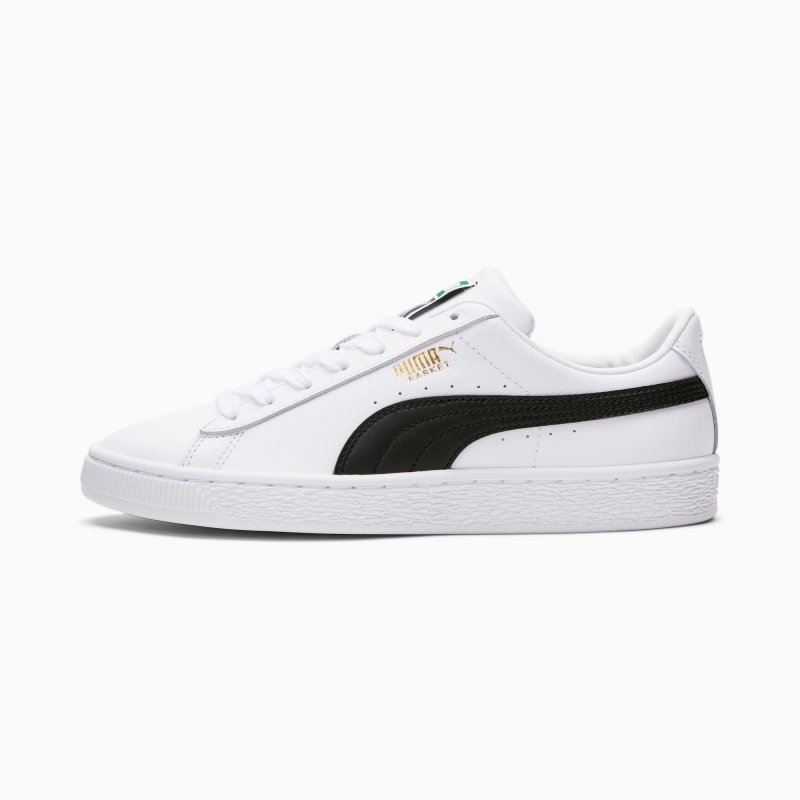 Tenis Puma Basket Classic XXI Blancos Negros | 53498UILS