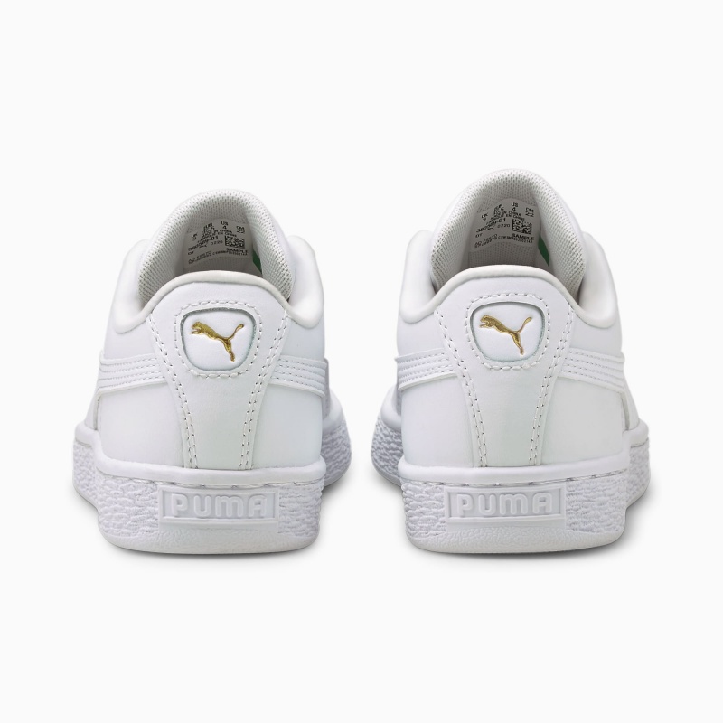 Tenis Puma Basket Classic XXI JR Blancos Blancos | 04562LFPK