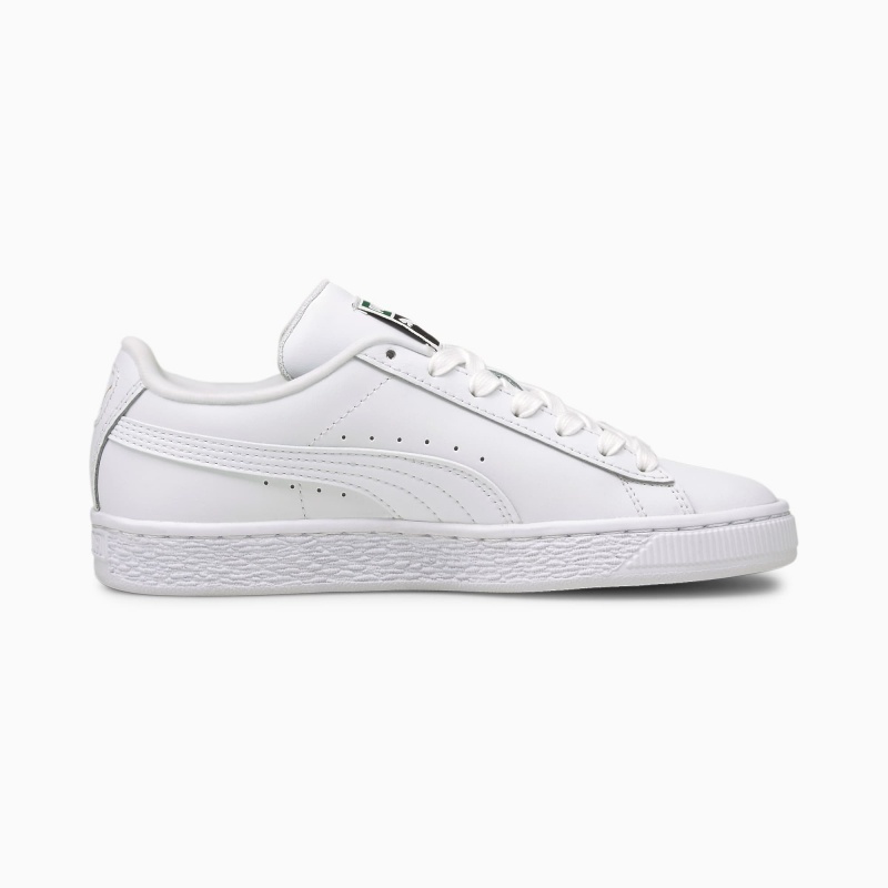 Tenis Puma Basket Classic XXI JR Blancos Blancos | 04562LFPK