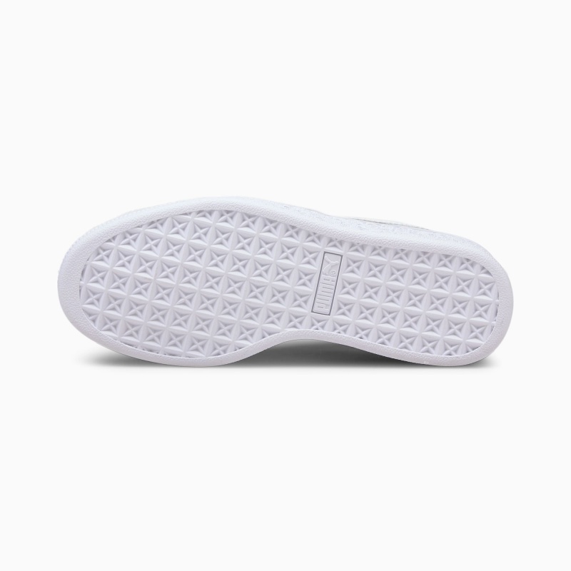 Tenis Puma Basket Classic XXI JR Negros Blancos | 21869UXLE