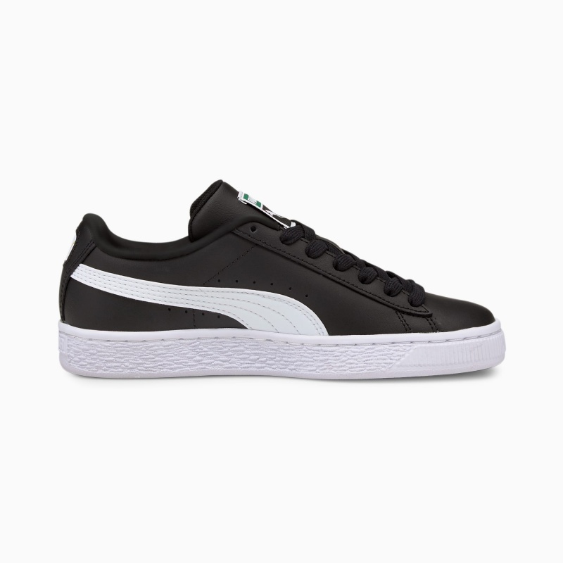 Tenis Puma Basket Classic XXI JR Negros Blancos | 21869UXLE