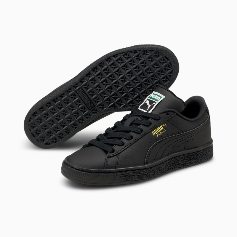 Tenis Puma Basket Classic XXI JR Negros Negros | 95621TAZU