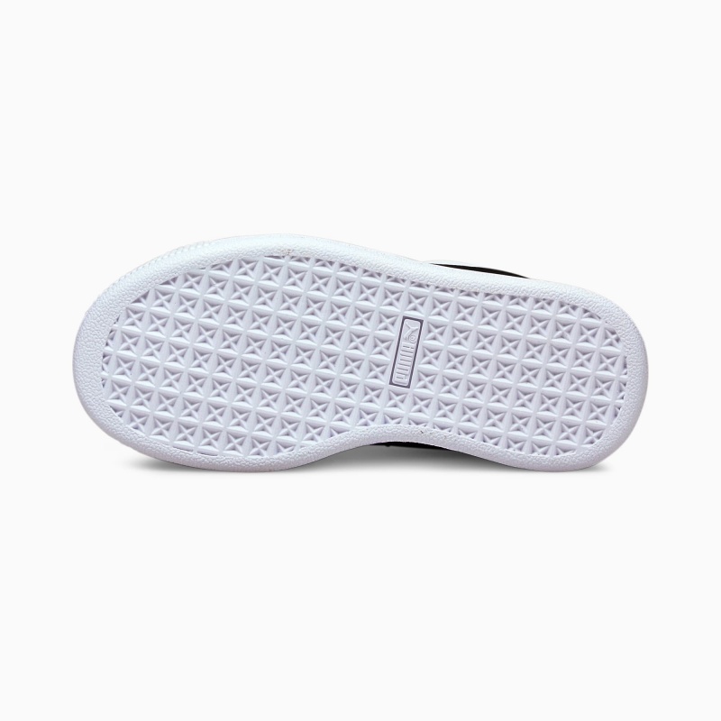 Tenis Puma Basket Classic XXI Little Blancos Negros | 41506KJUO