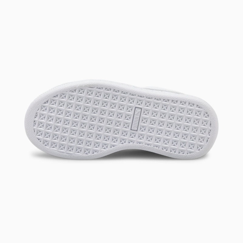 Tenis Puma Basket Classic XXI Little Blancos Blancos | 86054EUHJ