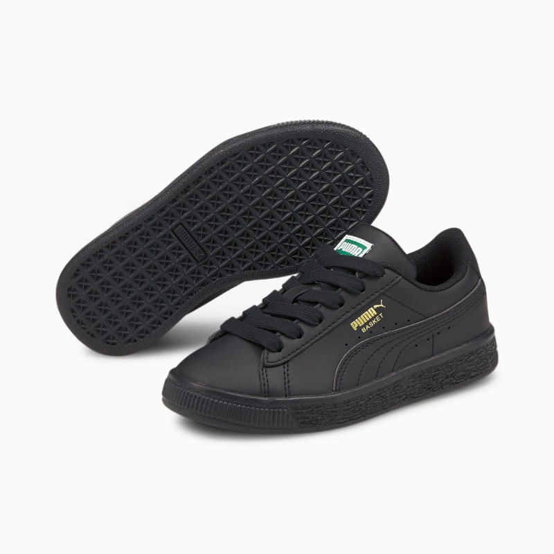 Tenis Puma Basket Classic XXI Little Negros Negros | 51490LVXR