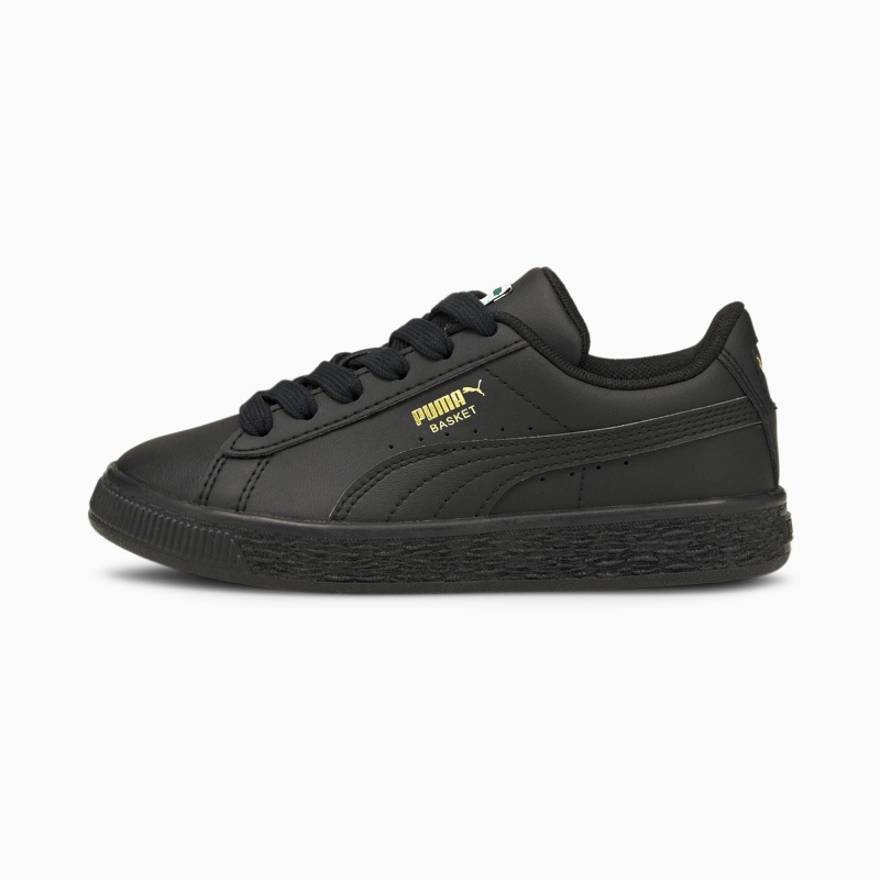Tenis Puma Basket Classic XXI Little Negros Negros | 51490LVXR