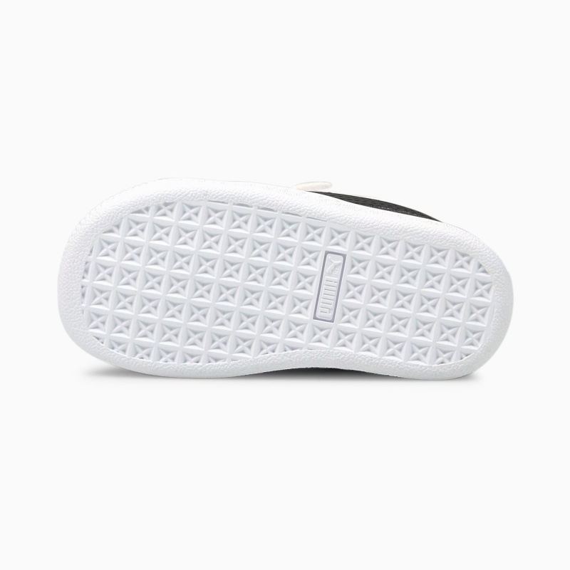 Tenis Puma Basket Classic XXI Toddler Blancos Negros | 40521WCKZ
