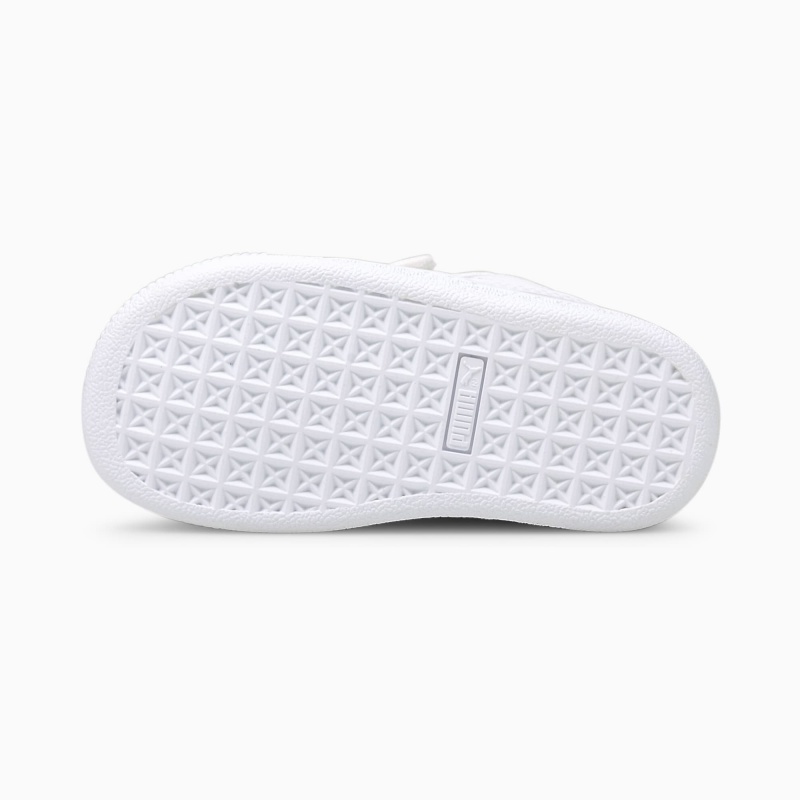 Tenis Puma Basket Classic XXI Toddler Blancos Blancos | 53072IARB